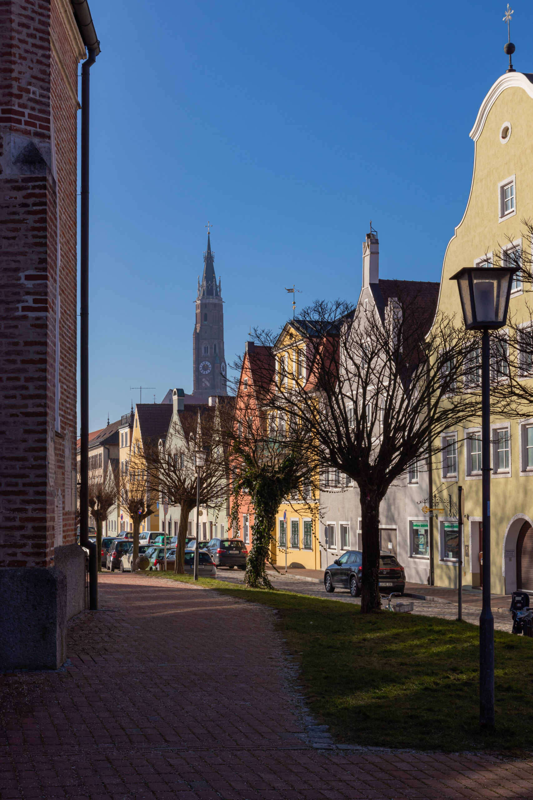 Die Freyung mit Blick auf die Martinskirche. Foto: Stadt Landshut/ Moritz Meier