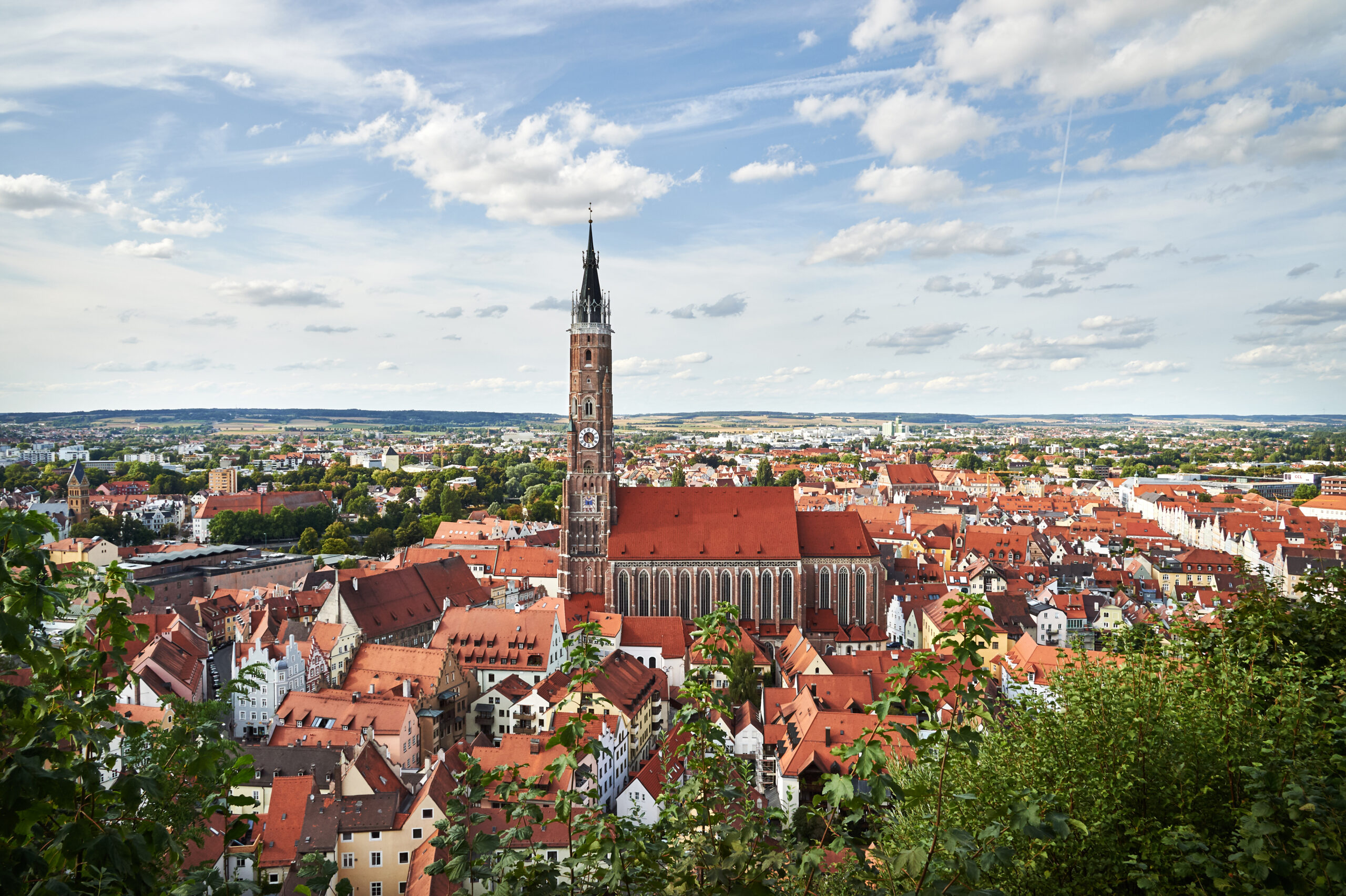 Landshut mit Martinskirche. Foto: Stadt Landshut