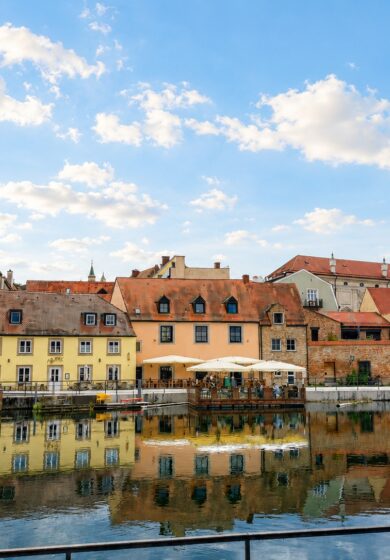 Blick auf die Isarklause in Landshut. Foto: Stadt Landshut