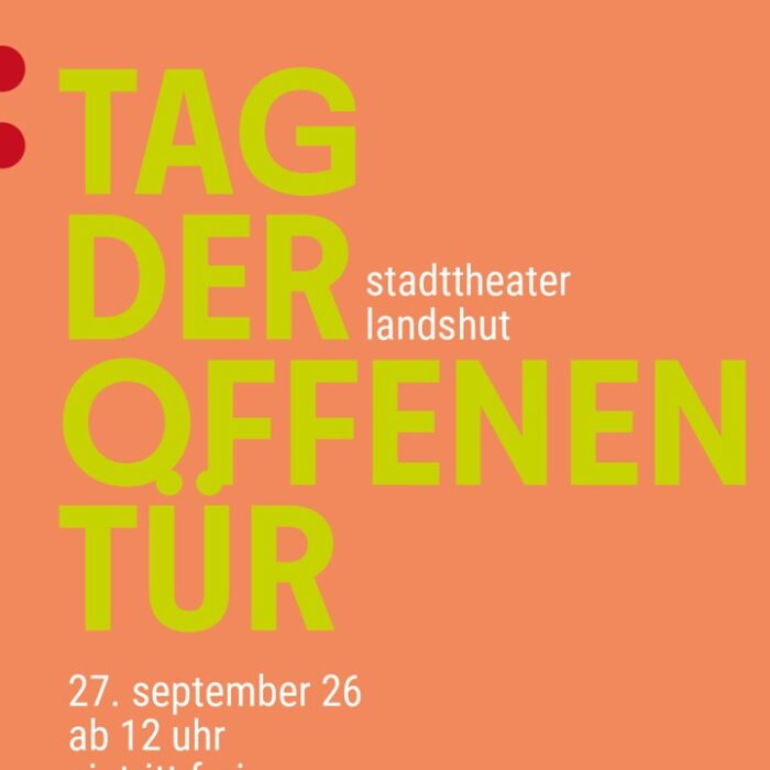 Tag der offenen Tür im Theaterzelt Landshut am 27.09.2026, Quelle: Landestheater Niederbayern