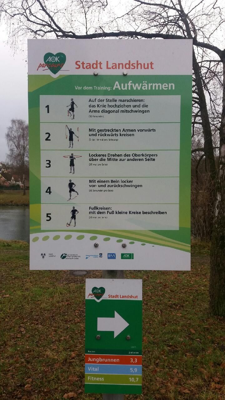 Nordic-Walking in Landshut. Foto: Stadt Landshut
