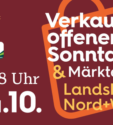 Verkaufsoffener-Sonntag Landshut Nord+West am 04.10.2026
