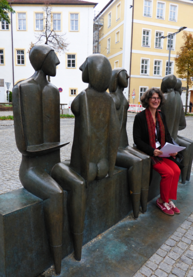ARTwalkLA mit Sieglinde Brams. Foto: Stadt Landshut