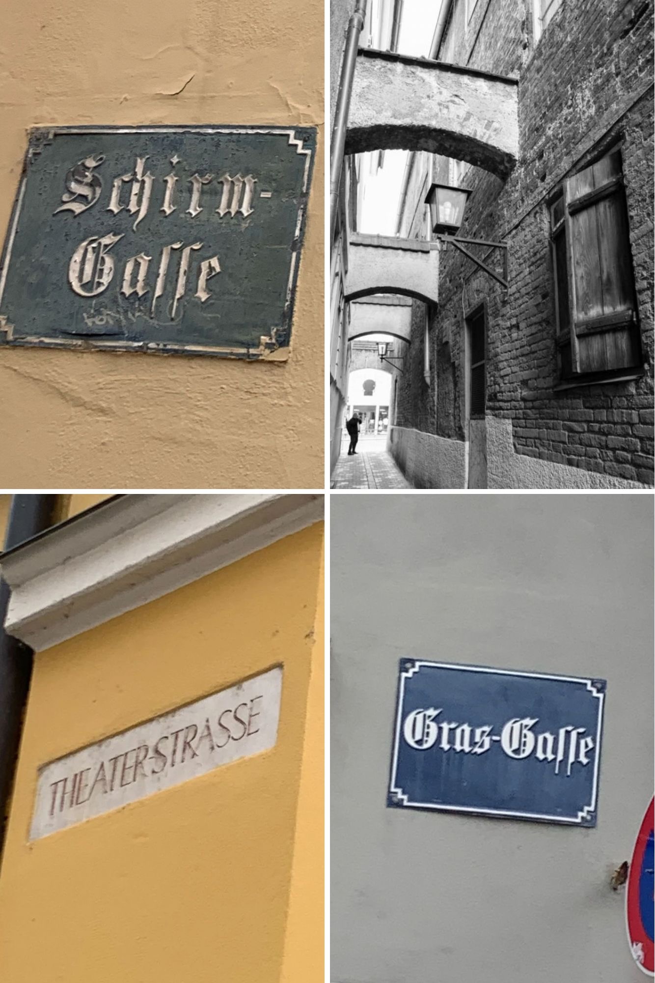 Straßen und Gassen erzählen Geschichte, Quelle: Stadtführerin Margit Schuster