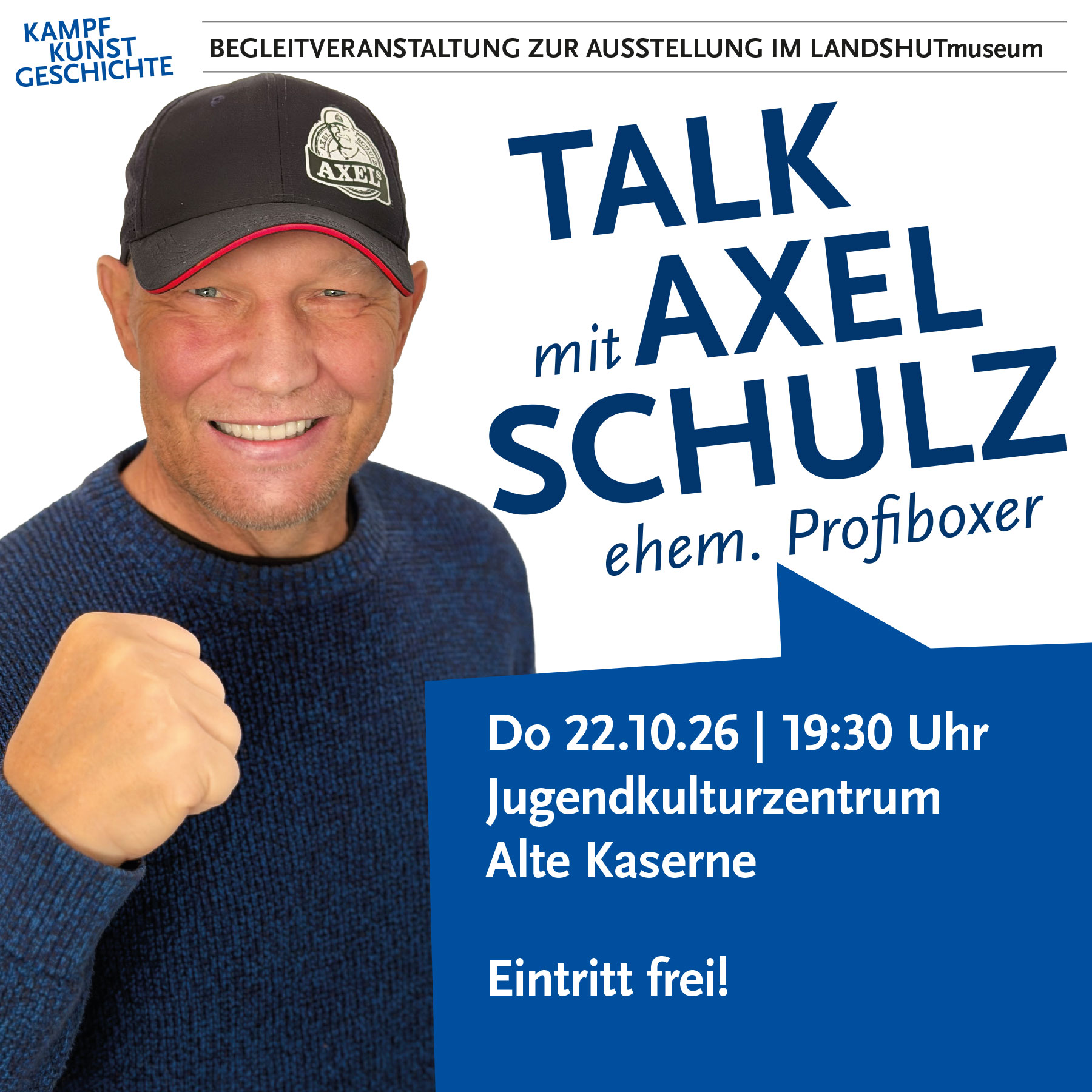 Talk mit Axel Schulz, Quelle: LANDSHUTmuseum
