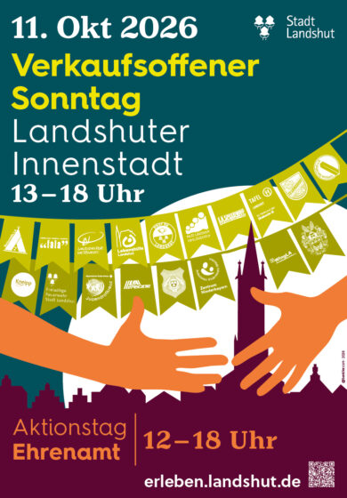Verkaufsoffener Sonntag mit Aktionstag Ehrenamt, Quelle: Stadt Landshut