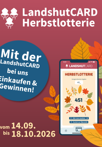 LandshutCARD-Herbstlotterie, Quelle: Stadt Landshut