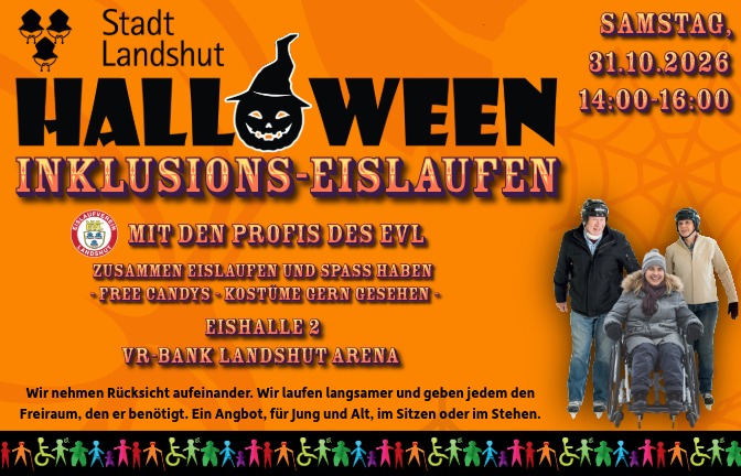 Halloween Inklusions-Eislaufen, Quelle: Stadt Landshut